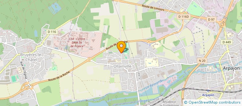localisation de l'entreprise LES CHATS'MALOW à OLLAINVILLE