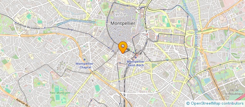localisation de l'entreprise LES CHATS NOIRS à MONTPELLIER