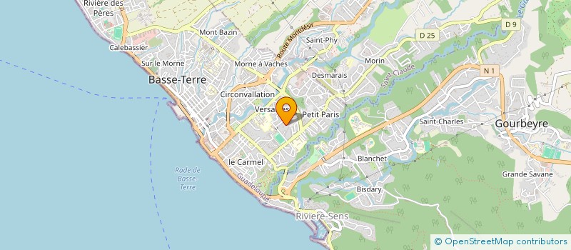 localisation de l'entreprise LES CHATS SUR UN TRANSAT à BASSE-TERRE