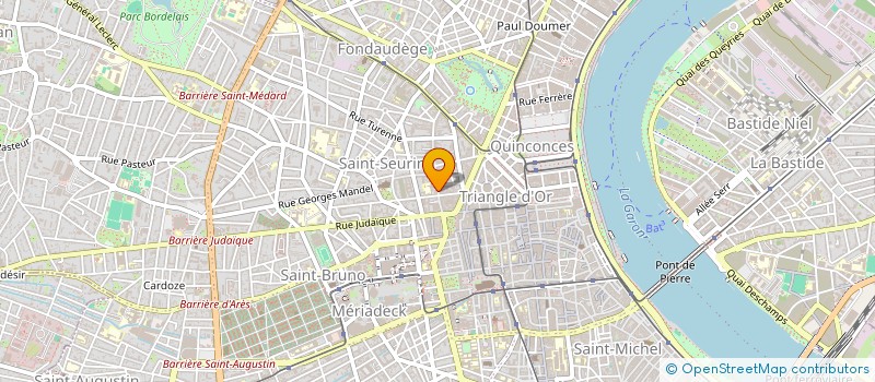 localisation de l'entreprise LES CHATS TOUILLEURS  BORDEAUX