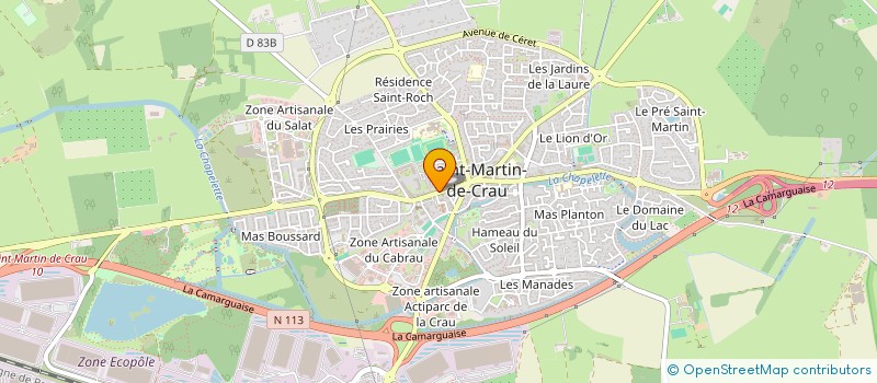 localisation de l'entreprise LES CHATSMARTINOIS à SAINT-MARTIN-DE-CRAU