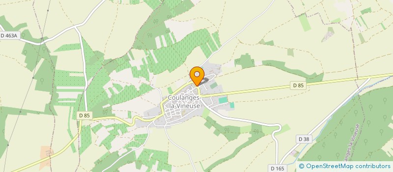 localisation de l'entreprise LES CHAUDINS  COULANGES-LA-VINEUSE