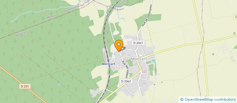 localisation de l'entreprise LES CHAUDRIES  MORTCERF