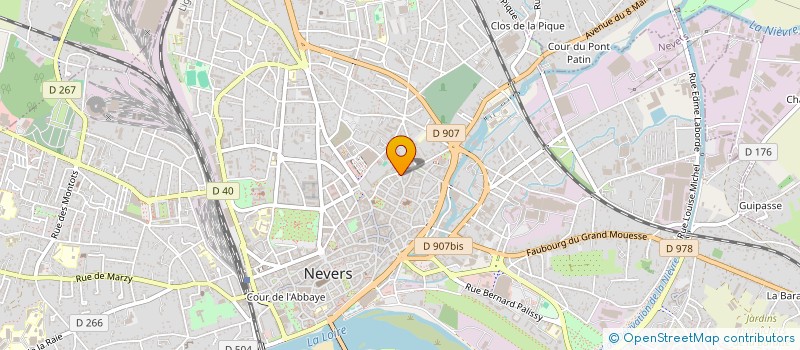 localisation de l'entreprise LES CHAUDRONNIERS à NEVERS