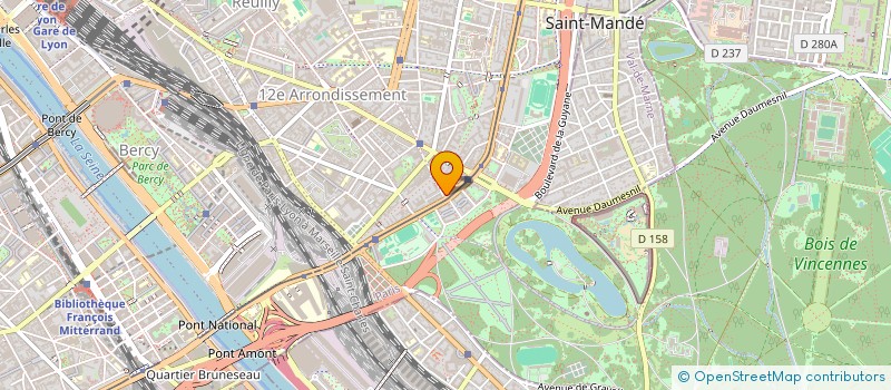 localisation de l'entreprise LES CHAUFFEURS SOLIGNAC à PARIS