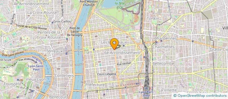 localisation de l'entreprise LES CHAUFFOURS  LYON
