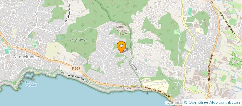 localisation de l'entreprise LES CHAUFOURNIERS CARQUEIRANNAIS  CARQUEIRANNE