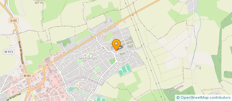 localisation de l'entreprise LES CHAUMIERES  SEICHAMPS