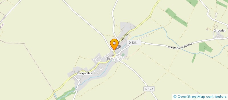 localisation de l'entreprise LES CHAUMIERS DE LA SEINE à ECROSNES