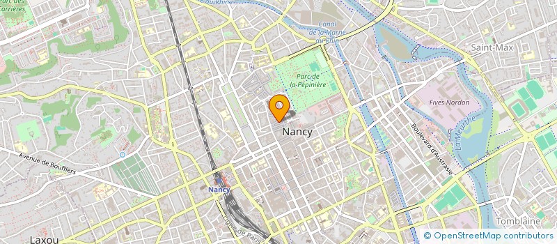 localisation de l'entreprise LES CHAUSSETTES TATTOO CLUB  NANCY