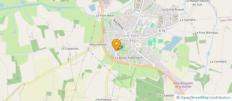 localisation de l'entreprise LES CHAUSSURES DE LANCELOT à SAINT-PERE-EN-RETZ