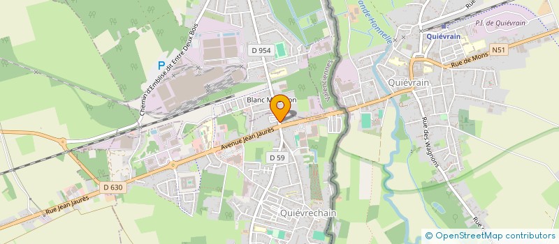 localisation de l'entreprise LES CHAUSSURES DES MIMI (ES)  QUIEVRECHAIN