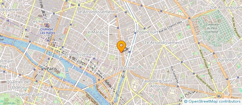 localisation de l'entreprise LES CHAUSSURES LE REVE à PARIS