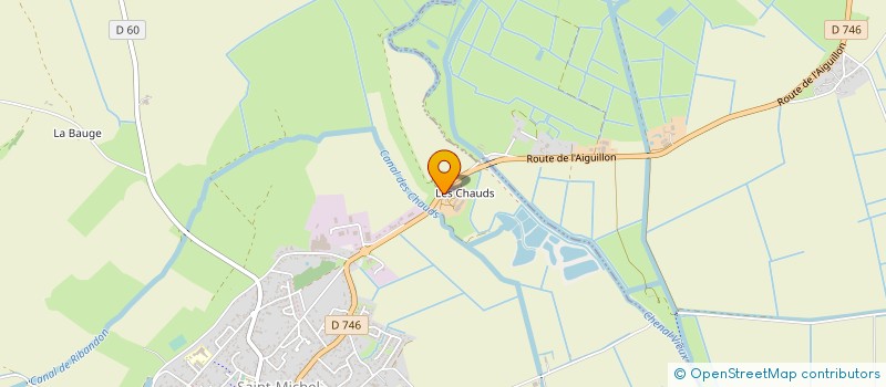 localisation de l'entreprise LES CHAUX  SAINT MICHEL EN L'HERM