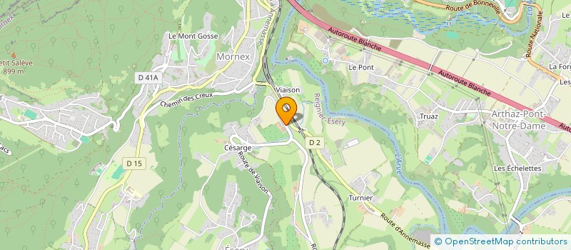 localisation de l'entreprise LES CHAVANAIS à REIGNIER-ESERY