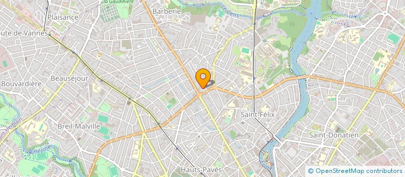 localisation de l'entreprise LES CHEF-CHEF  NANTES