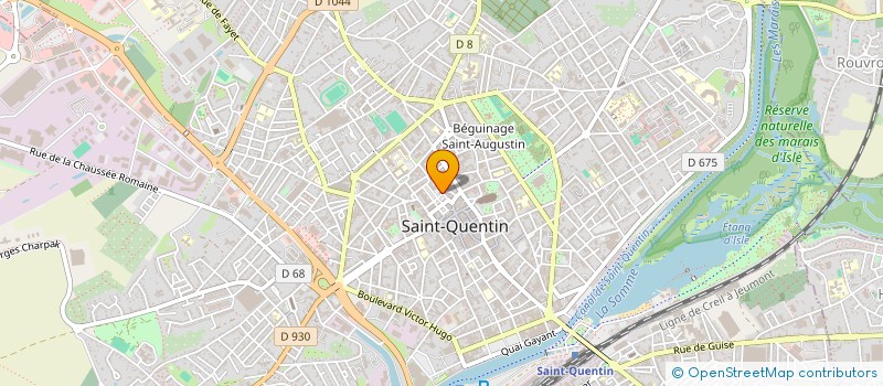 localisation de l'entreprise LES CHEFS ROTISSEURS à SAINT-QUENTIN