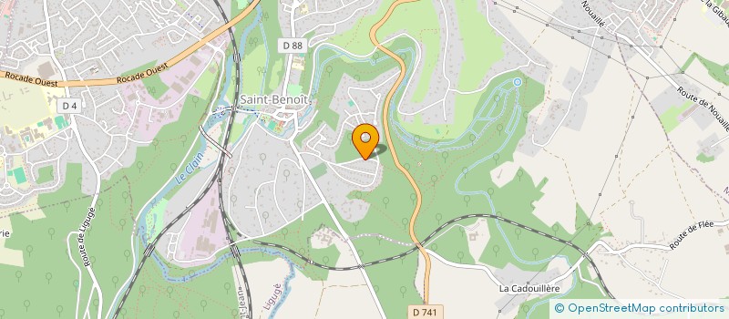 localisation de l'entreprise LES CHEGNEROTTES  SAINT-BENOIT