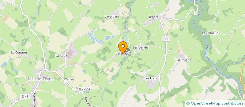 localisation de l'entreprise LES CHELLES à MAISON-FEYNE