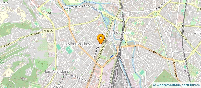 localisation de l'entreprise LES CHEMINANTS  MONTILLOT