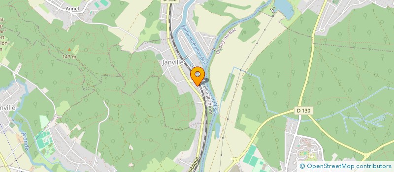 localisation de l'entreprise LES CHEMINEES COMPIEGNOISES à LONGUEIL-ANNEL