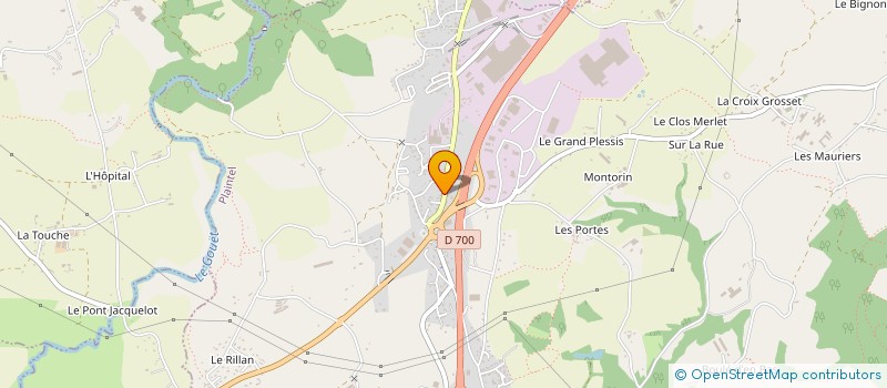 localisation de l'entreprise LES CHEMINEES DU HAUT CROC à PLAINTEL