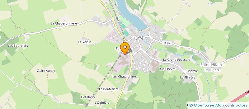 localisation de l'entreprise LES CHEMINEUX  THORIGNE SUR DUE