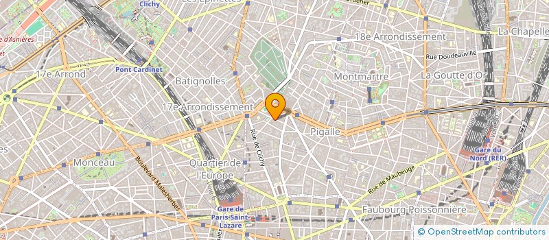 localisation de l'entreprise LES CHEMINOTS à PARIS