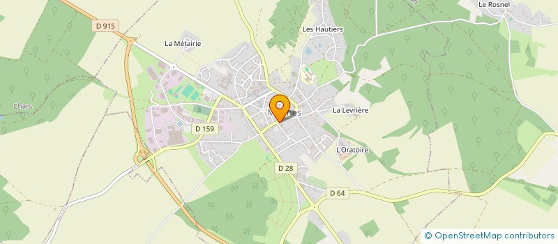 localisation de l'entreprise LES CHEMINS D'ELRIC SARL à MARINES