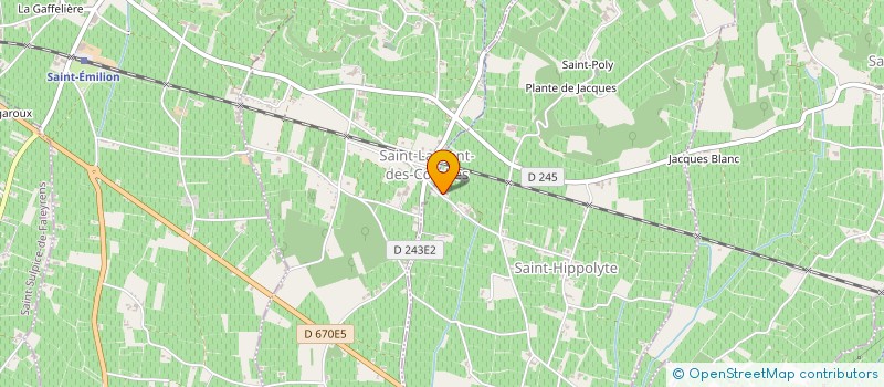 localisation de l'entreprise LES CHEMINS D'EPICURE à SAINT-HIPPOLYTE