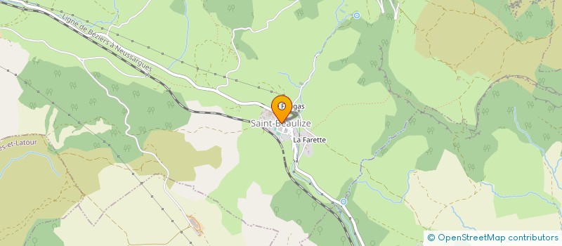 localisation de l'entreprise LES CHEMINS DE L'IRONDEL  SAINT-BEAULIZE