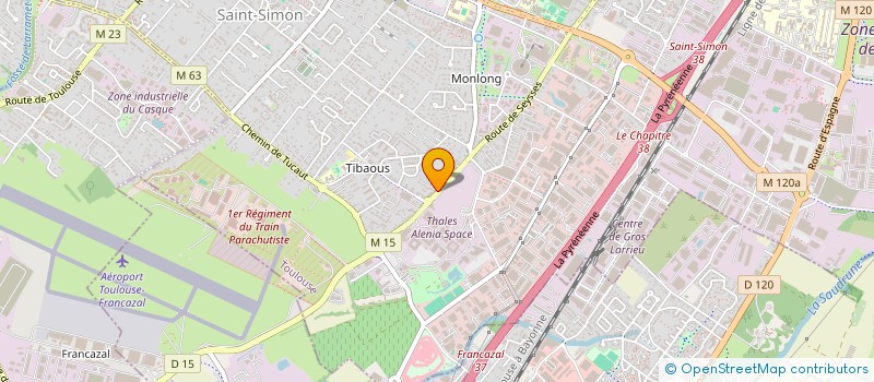 localisation de l'entreprise LES CHEMINS DE L'UTOPIE à TOULOUSE