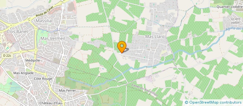 localisation de l'entreprise LES CHEMINS DE LA LIBERTE à PERPIGNAN
