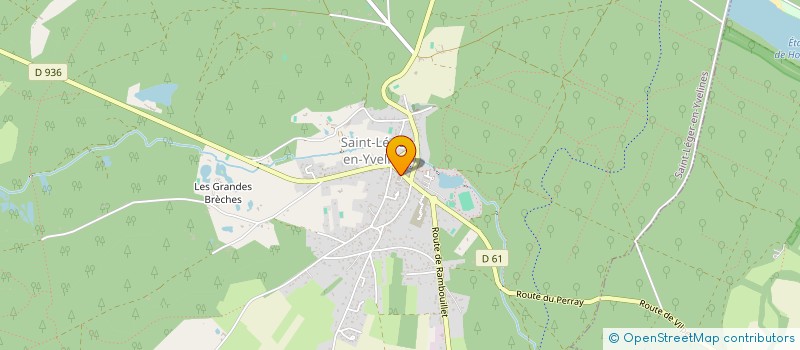 localisation de l'entreprise LES CHEMINS DE LA MUSIQUE  SAINT-LEGER-EN-YVELINES