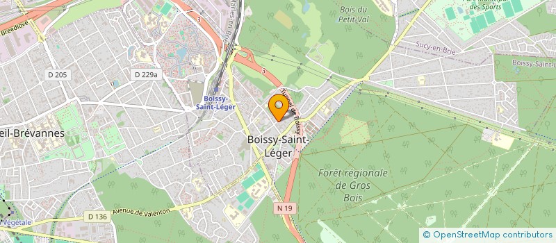 localisation de l'entreprise LES CHEMINS DE LA MUSIQUE à BOISSY-SAINT-LEGER
