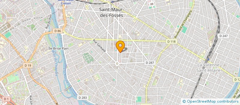 localisation de l'entreprise LES CHEMINS DE LA VIE à SAINT-MAUR-DES-FOSSES