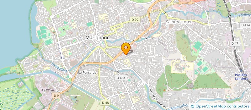 localisation de l'entreprise LES CHEMINS DE LILY VIOLETTE  MARIGNANE