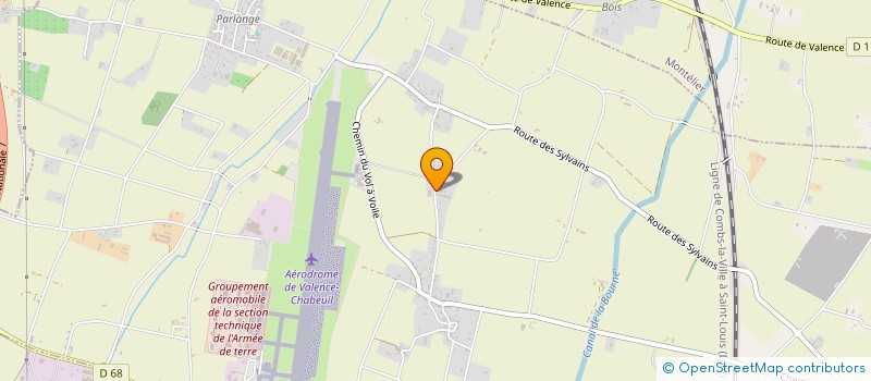 localisation de l'entreprise LES CHEMINS DE TERRE à CHABEUIL
