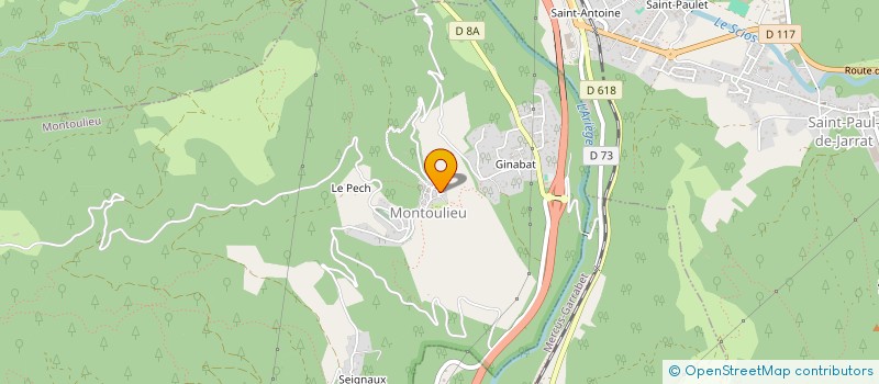 localisation de l'entreprise LES CHEMINS DES ENFANTS à LOUBIERES