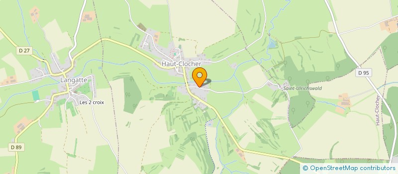 localisation de l'entreprise LES CHEMINS DU BAROQUE  HAUT-CLOCHER