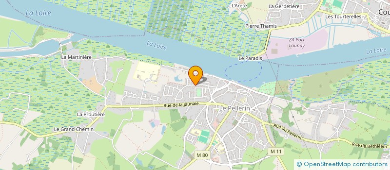 localisation de l'entreprise LES CHEMINS DU BIEN-ETRE à LE PELLERIN