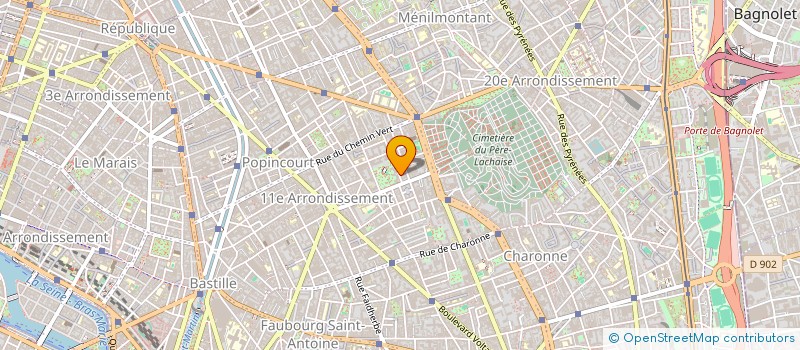 localisation de l'entreprise LES CHEMINS DU CALAME  PARIS