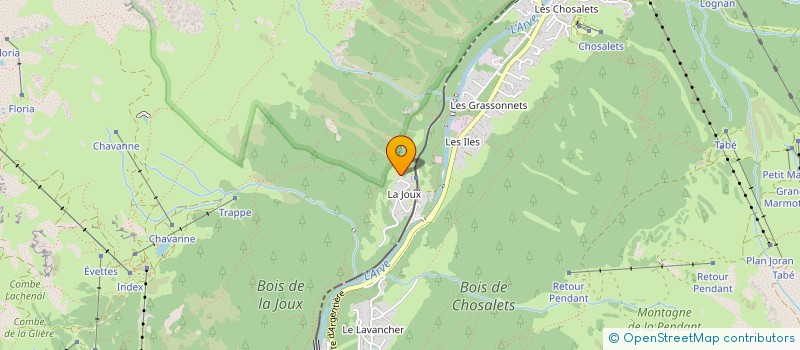localisation de l'entreprise LES CHEMINS DU DHARMA à CHAMONIX-MONT-BLANC