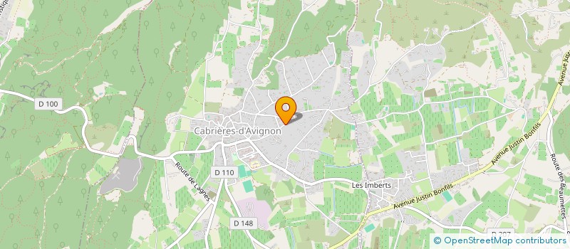 localisation de l'entreprise LES CHEMINS DU LUBERON  CABRIERES-D'AVIGNON