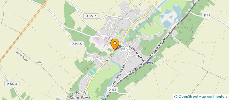 localisation de l'entreprise LES CHEMINS DU QI à JOUY