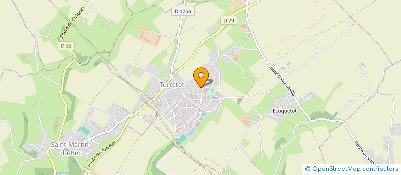 localisation de l'entreprise LES CHEMINS DU VIVANT à TURRETOT