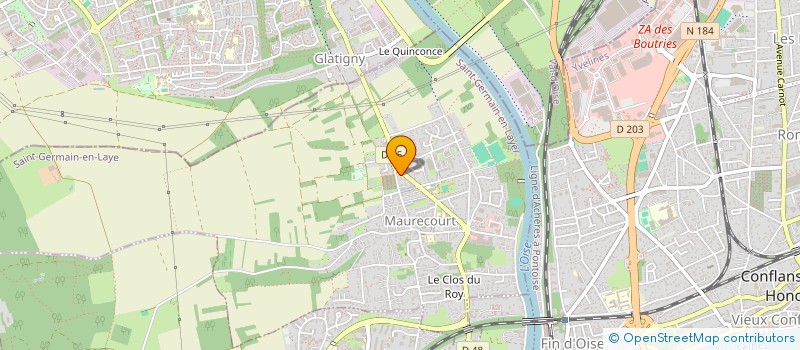 localisation de l'entreprise LES CHEMINS DU YOGA  MAURECOURT