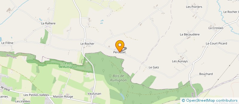 localisation de l'entreprise LES CHEMINS PAYSANS  RIVES-DU-COUESNON