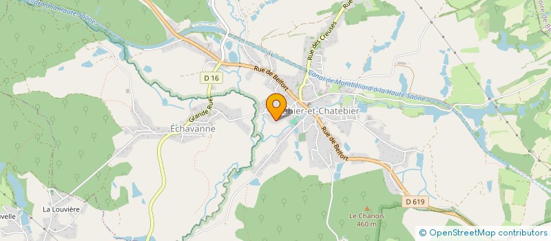 localisation de l'entreprise LES CHENAILLOTS  CHENEBIER