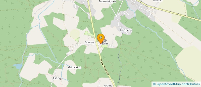 localisation de l'entreprise LES CHENES  MIMIZAN